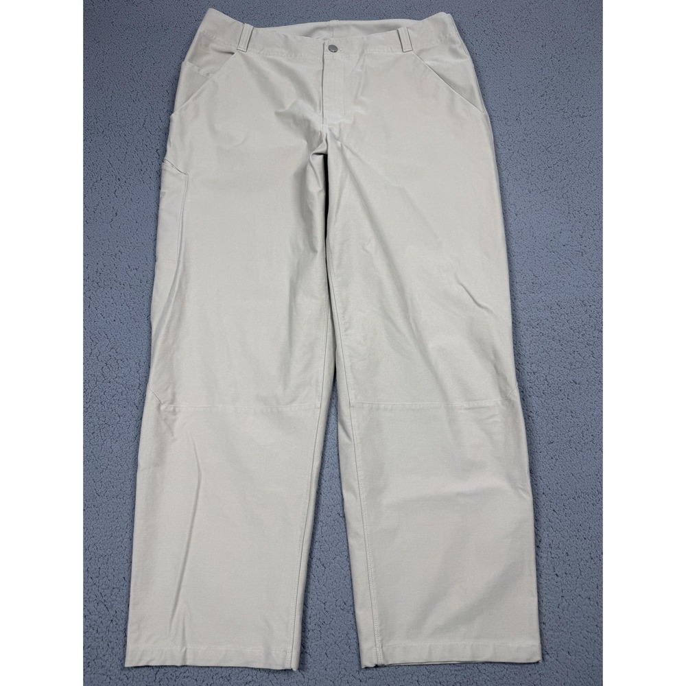 Lululemon Pants Mens 36x30 Beige Chino Stretch Casual Straight Leg Workwear